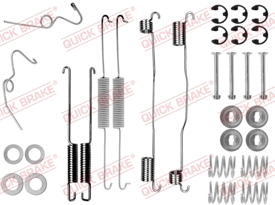Accessory Kit, brake shoes